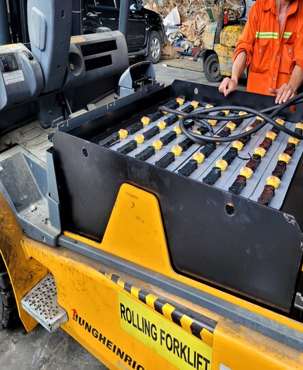 Ắc quy xe nâng ROCKET 5PzS700-80 (80V-700Ah/5Hr)