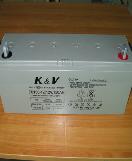 Ắc quy khô kín khí K&V ES150-12 (12V-150Ah/10Hr)